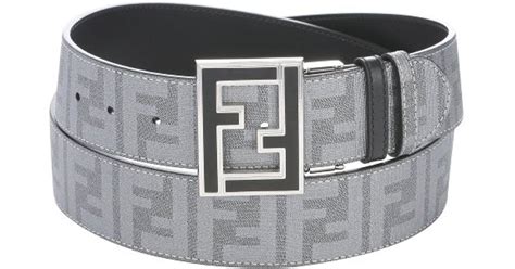 black grey fendi belt|reversible fendi belt.